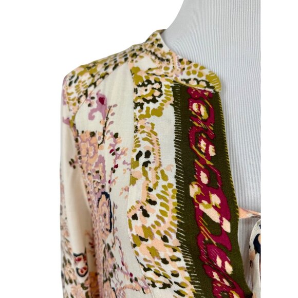 NWT Free People Floral Flowy Maxi Dress | Boho Coastal Cowgirl Tumblr Whimsigoth - Picture 4 of 16